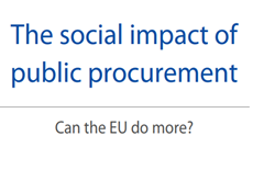 Étude de l'UE sur l'impact social des marchés publics : des actions suffisantes ?