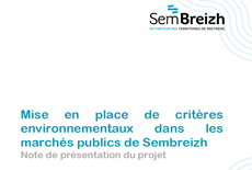 Critère environnemental à 20% sur les marchés de BTP de la Région Bretagne 