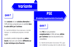 [Dessine-moi la commande publique] : Variante et Prestation supplémentaire éventuelle (1/2) - Définitions et régime