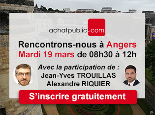 [Angers - 19 mars] Matinée dédiée à l'actualité des marchés publics