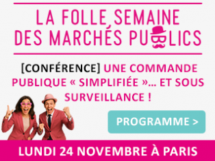  [Conférence] Une commande publique « simplifiée »… et sous surveillance !