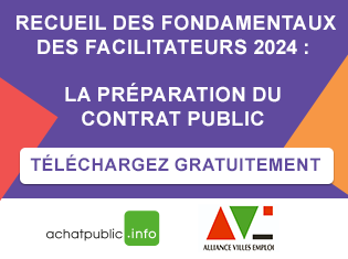  Recueil des fondamentaux des facilitateurs 2024 : La préparation du contrat public
