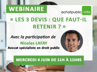 [Webinaire] Les 3 devis : que faut-il retenir ?, avec Maître Nicolas Lafay
