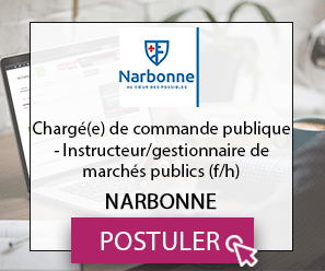 Chargé(e) de commande publique - Instructeur/gestionnaire de marchés publics (f/h) - Ville de Narbonne