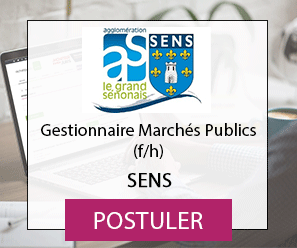 Gestionnaire Marchés Publics (f/h) - Communauté d’agglomération du Grand Sénonais