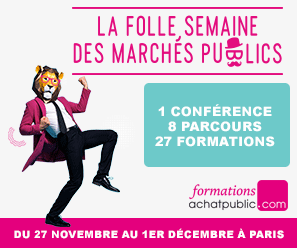 La Folle Semaine des Marchés Publics du 27 novembre au 1er décembre à Paris